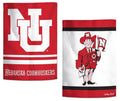 Nebraska Cornhuskers Garden Flag 2 Sided Throwback Logos