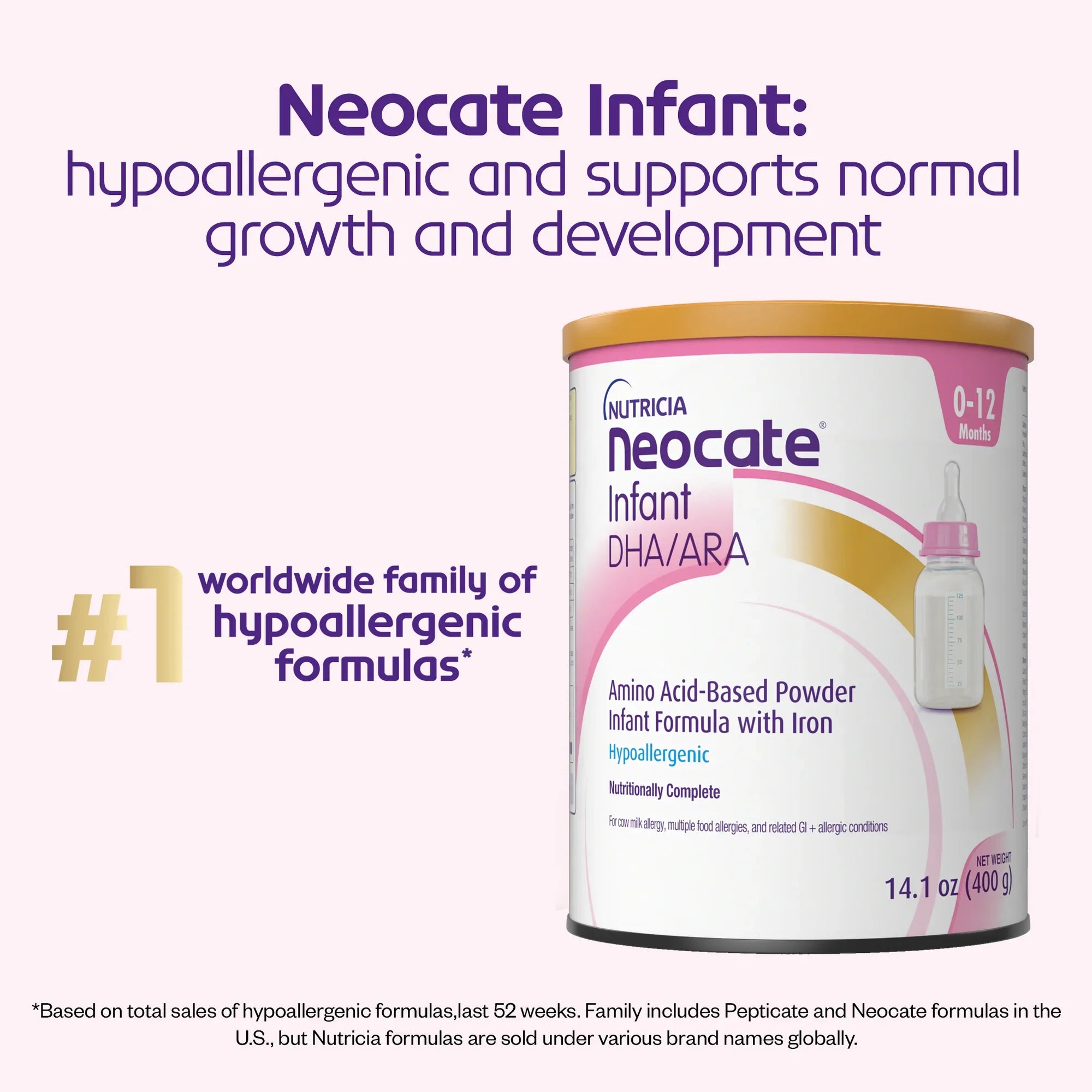 Neocate® Syneo Ready to Use Amino Acid–Based Infant Formula, 400-gram can 127049