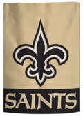 New Orleans Saints Garden Flag Embroidered 2 Sided