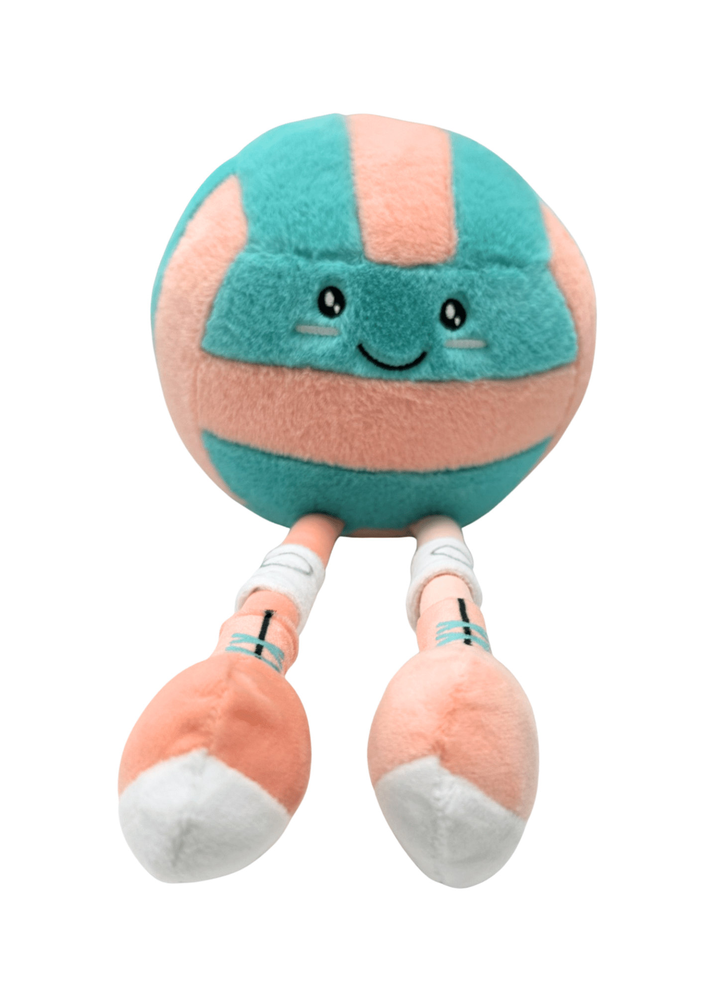 Teal & Coral Volleyball Plush "Setti"