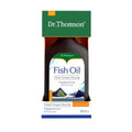 Dr. Thomson Orange Flavored Fish Oil Supplement - High Potency Omega-3 for Heart Health
