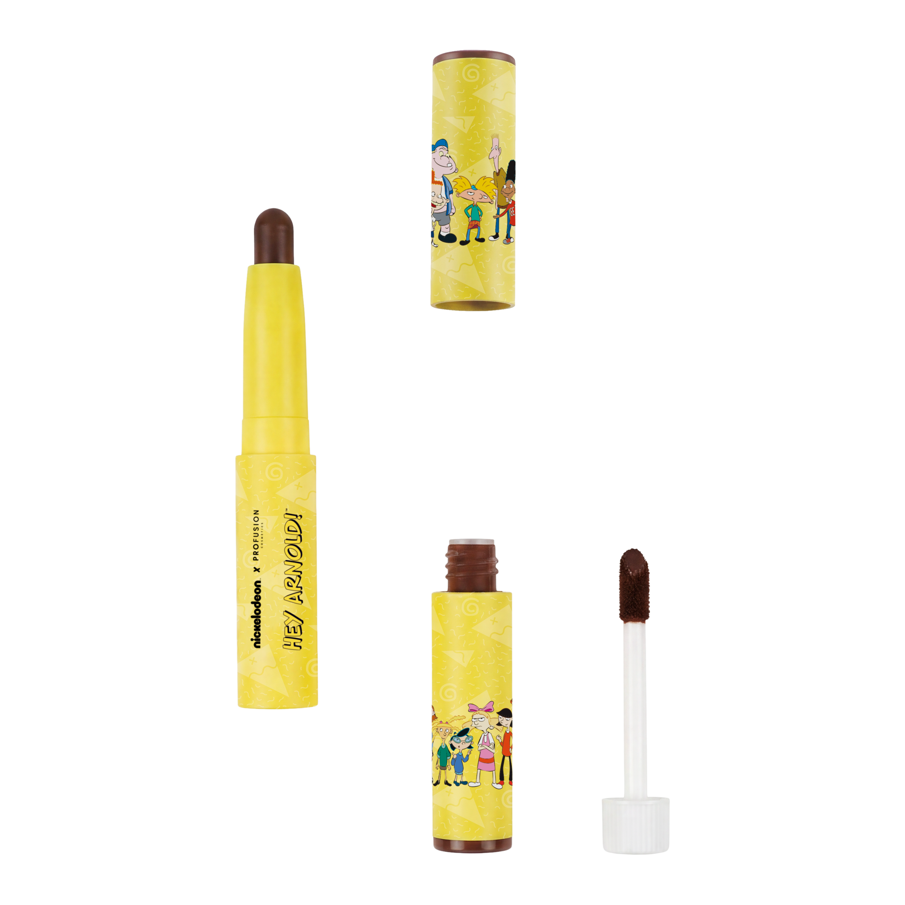 Hey Arnold! | Move It Football Head - Peel Off Lip Stain & Nourishing Lip Balm
