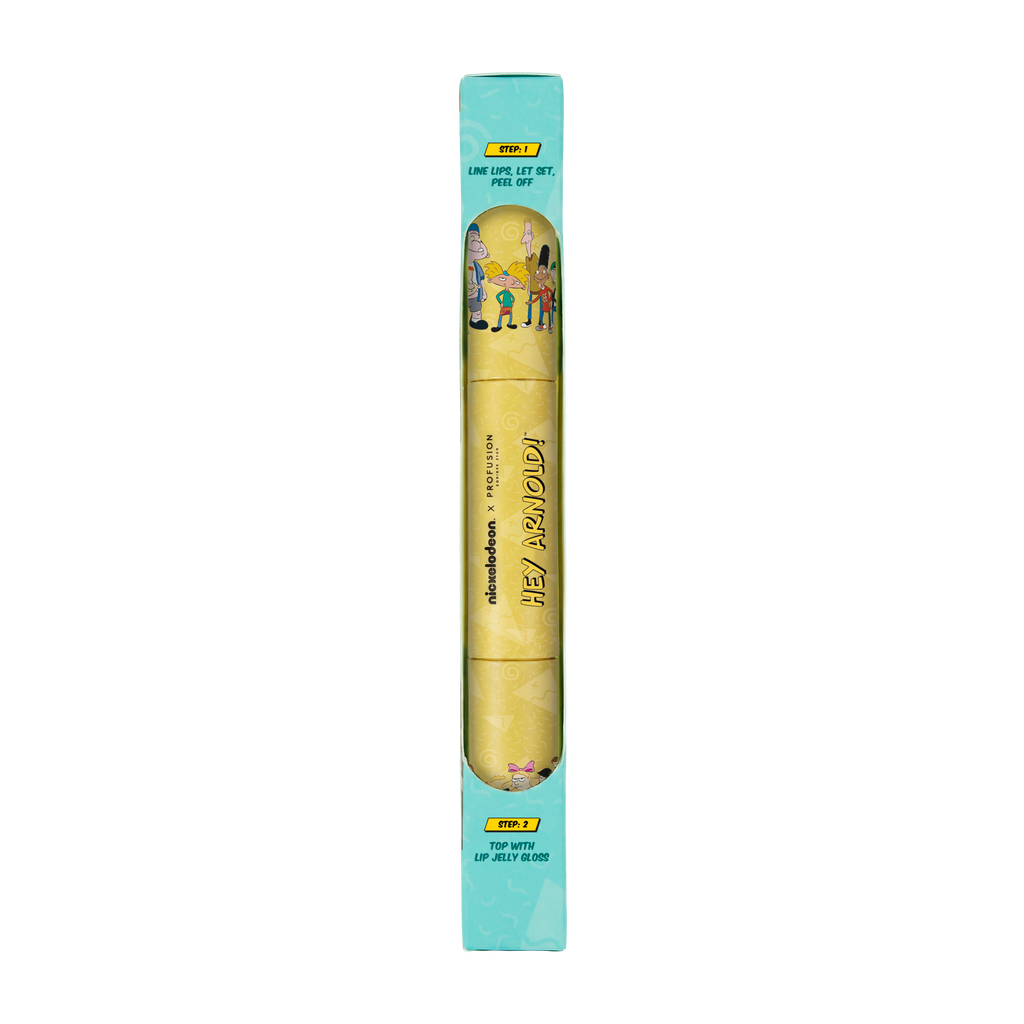 Hey Arnold! | Move It Football Head - Peel Off Lip Stain & Nourishing Lip Balm