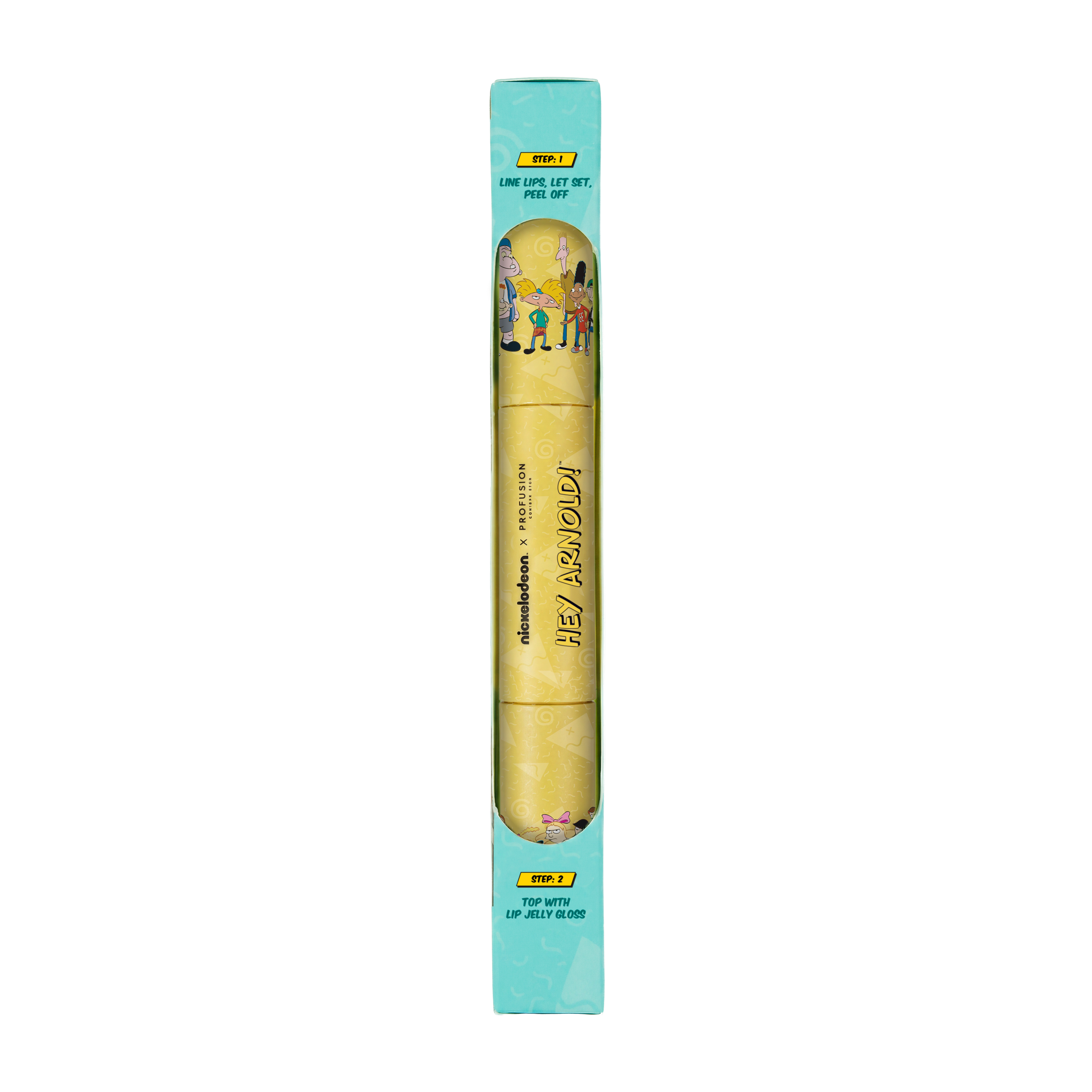 Hey Arnold! | Move It Football Head - Peel Off Lip Stain & Nourishing Lip Balm