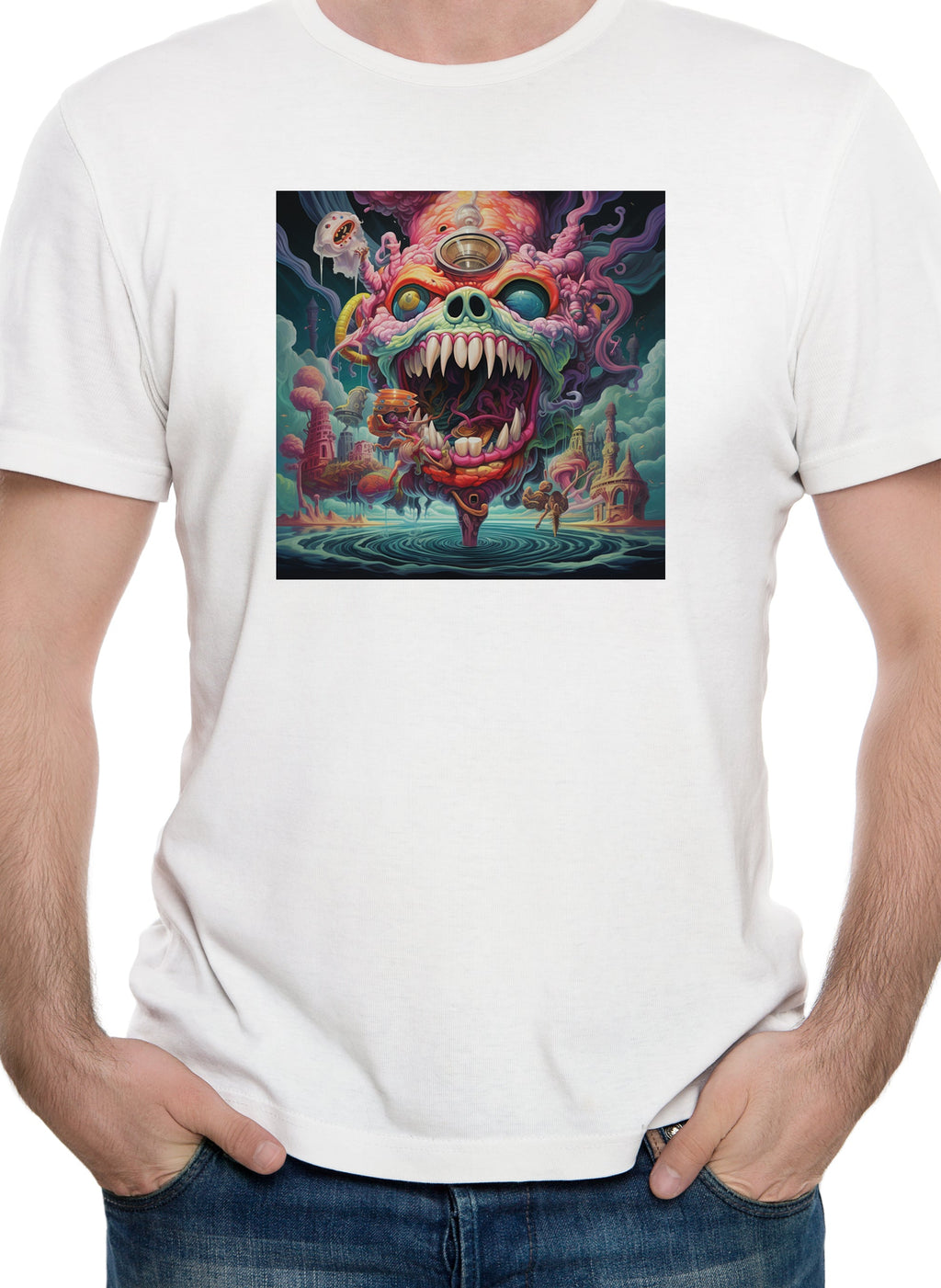 Nightmare Dragon Face T-Shirt