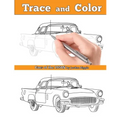 Trace and Color: Cars of the 1950s: Adult Coloring Book - Paperback