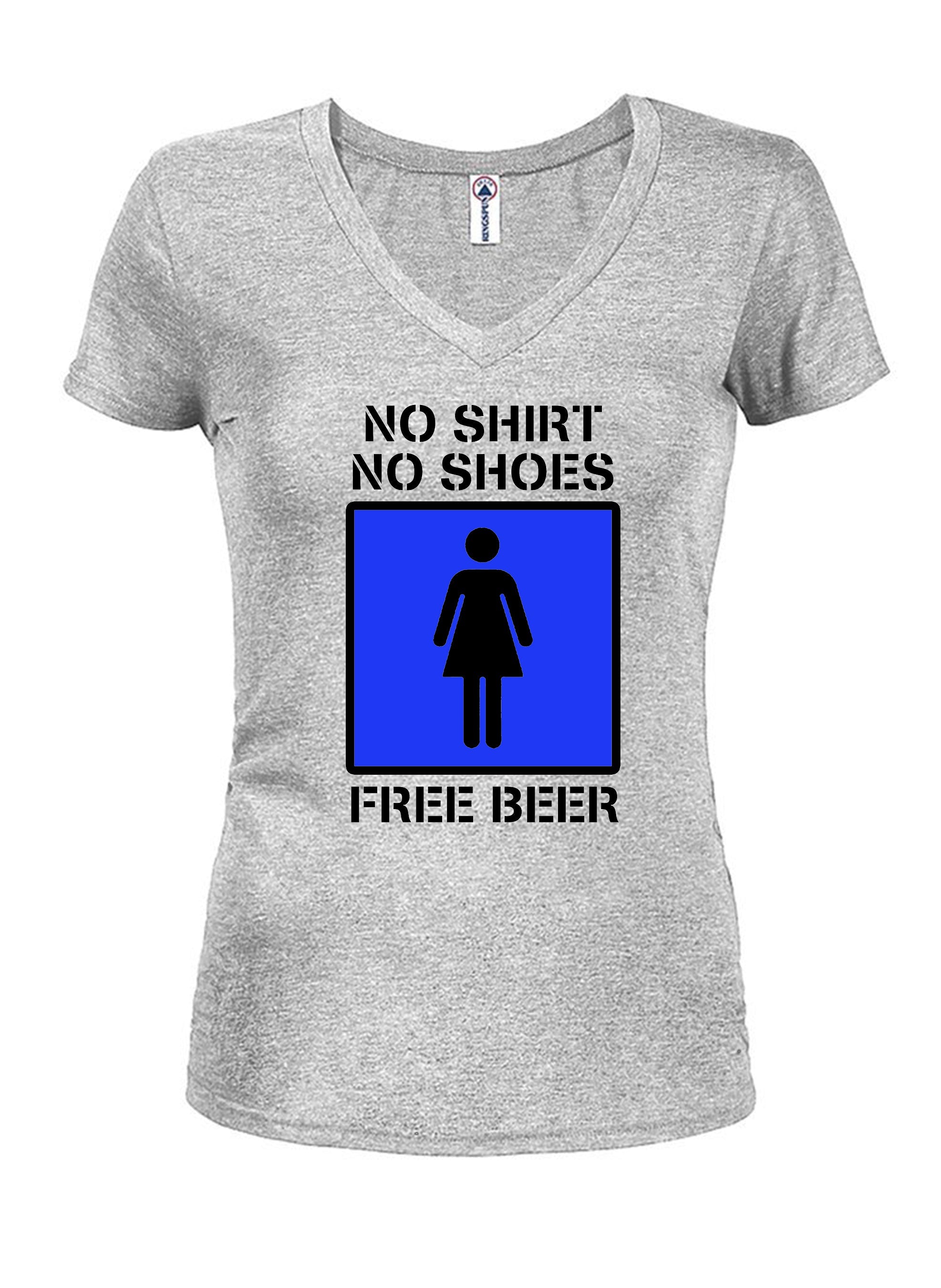 No Shirt No Shoes Free Beer T-Shirt