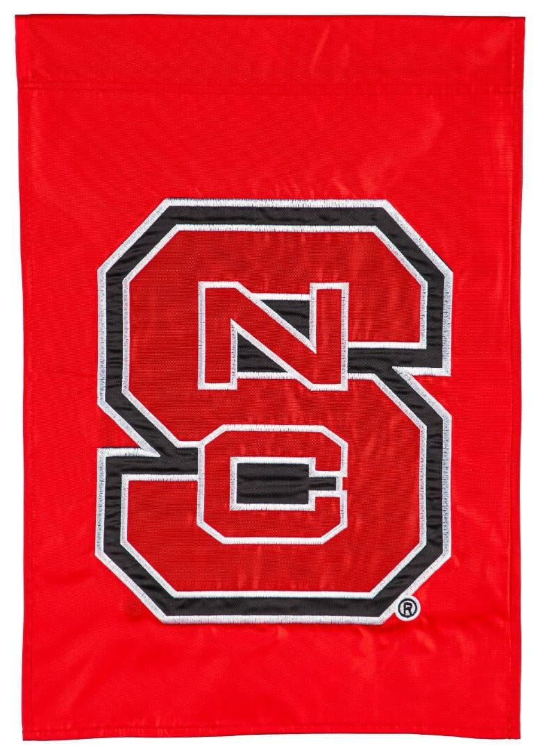 North Carolina State Garden Flag 2 Sided Applique Logo