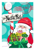North Pole Welcome 2 Sided Garden Flag