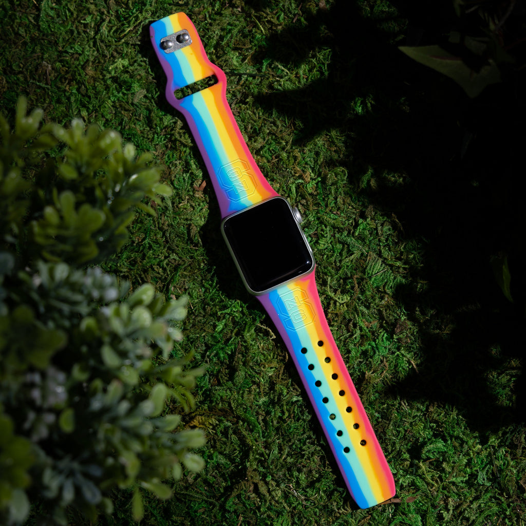 North Carolina State Wolfpack Engraved Apple Watch Band