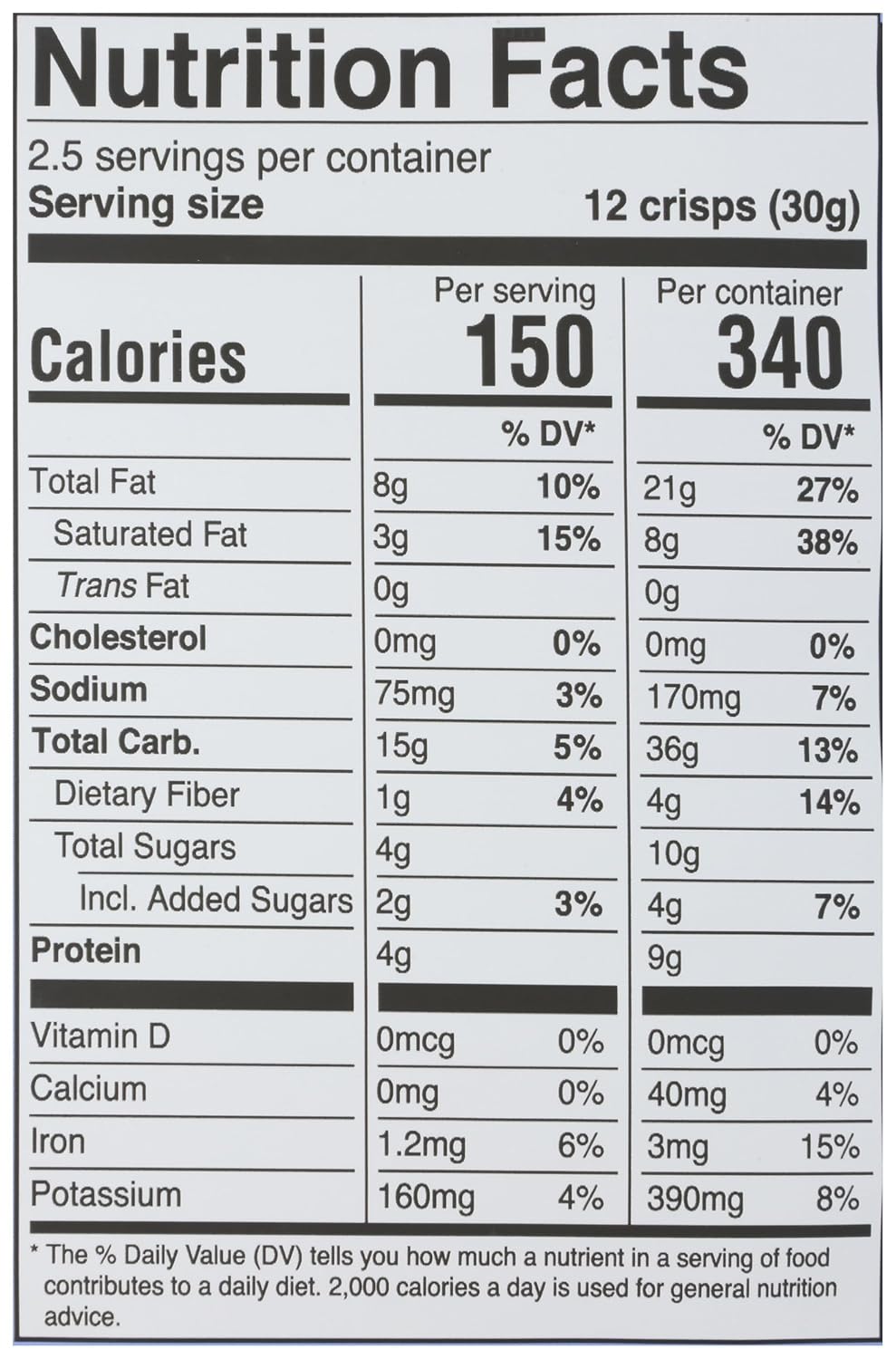 Hippie Snacks, Chocolate Banana Bread Crisps, 2.5 oz, Pack of 8, Gluten-Free