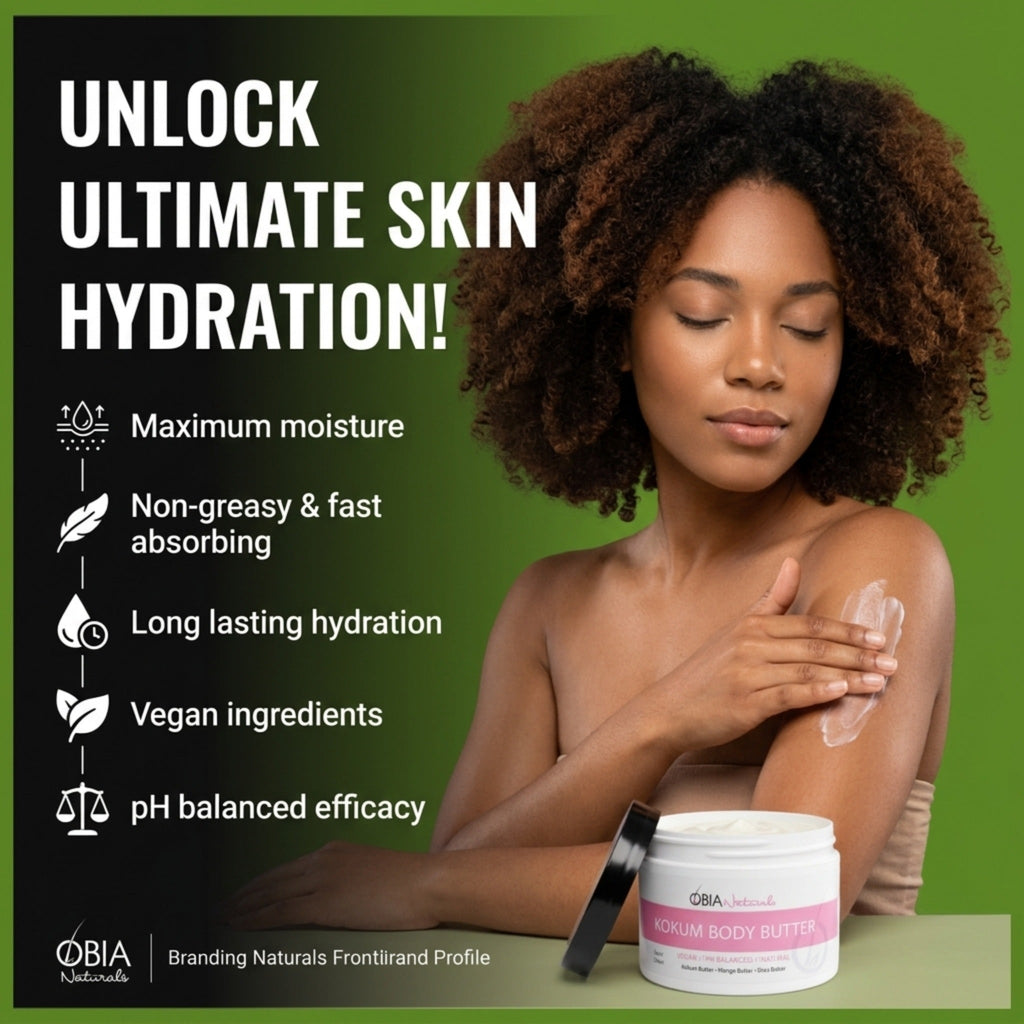 Kokum Body Butter — Whipped Body Butter for Women, Dry Skin