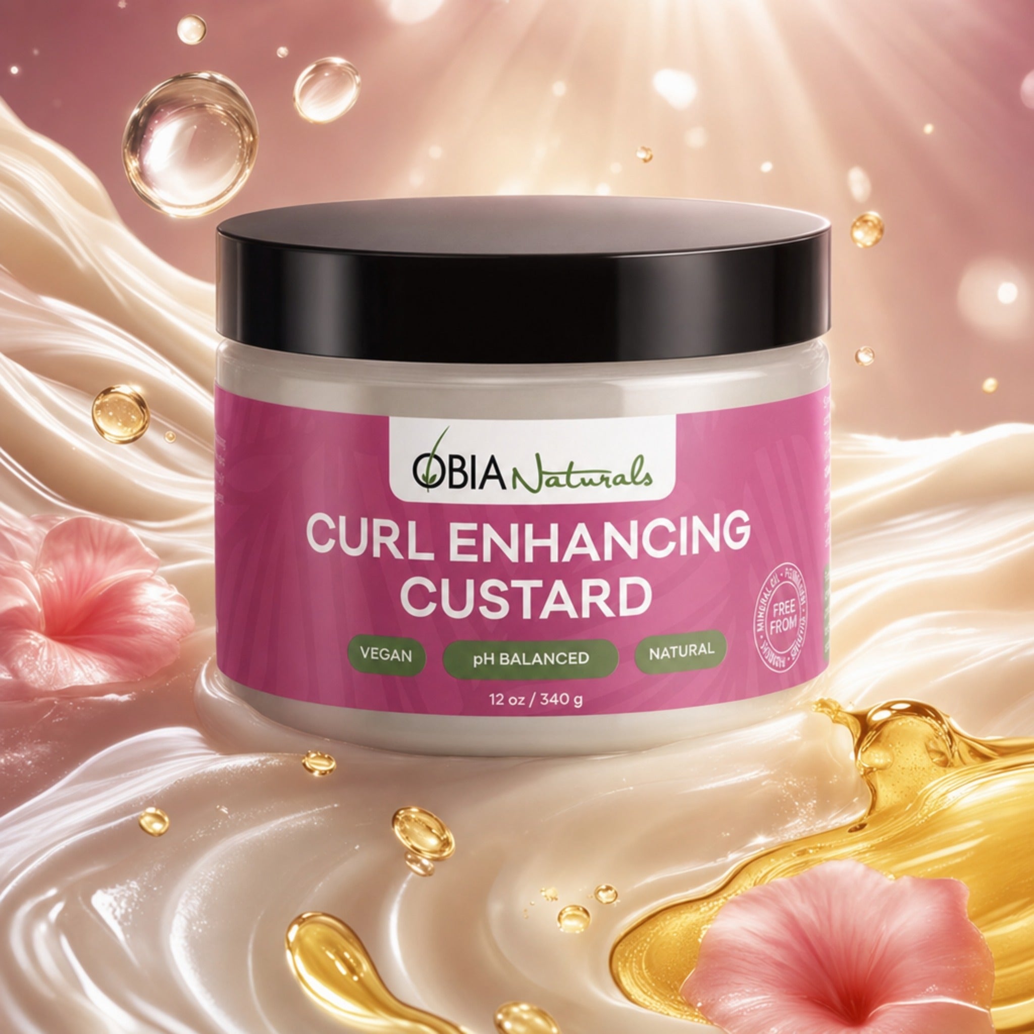 Curl Enhancing Custard — Curl Defining Gel for Curly Hair