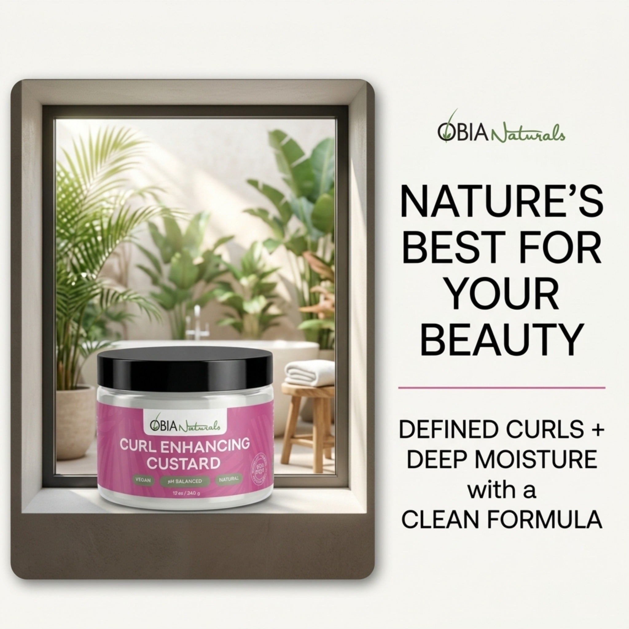 Curl Enhancing Custard — Curl Defining Gel for Curly Hair