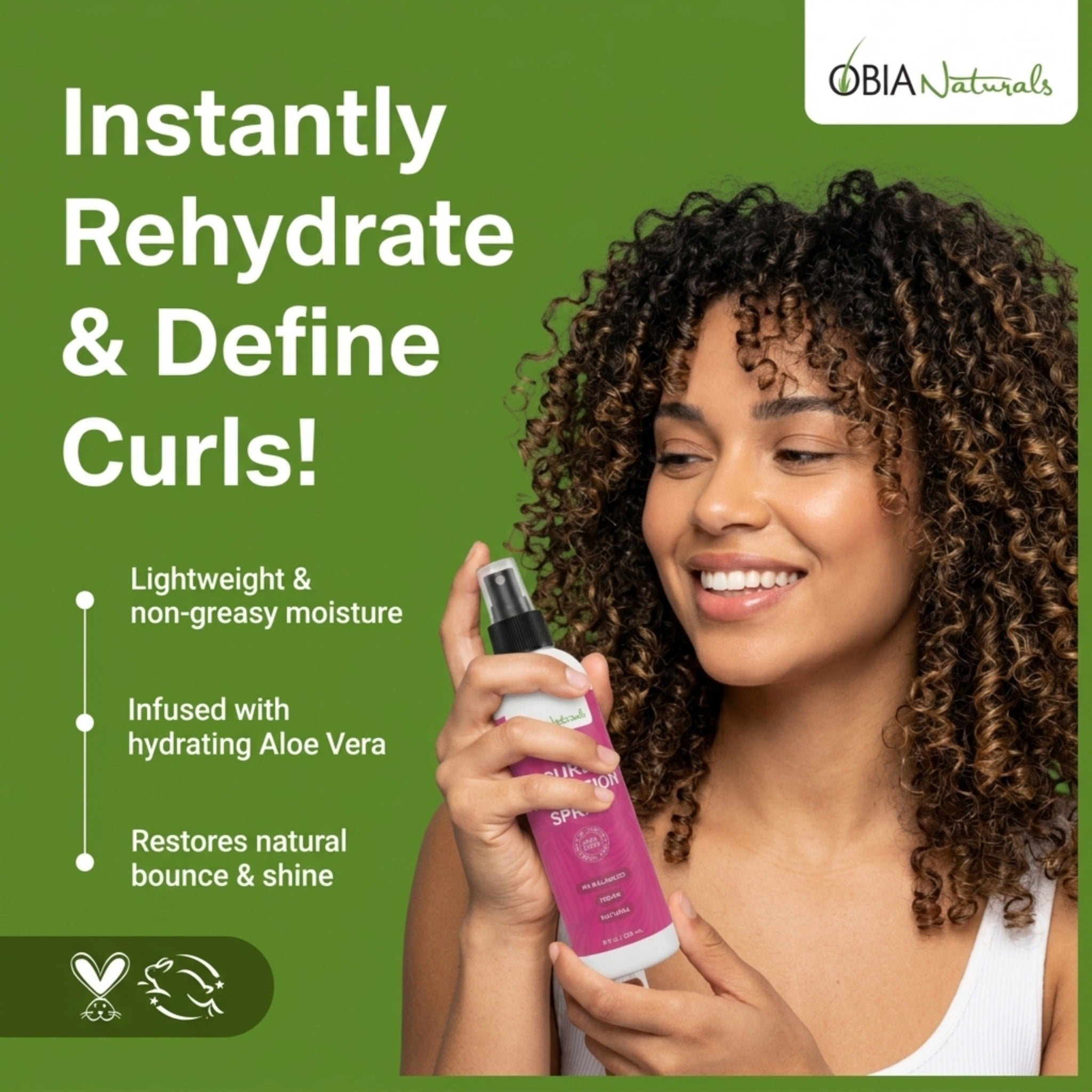 Curl Hydration Spray — Curl Refresher Spray for Curly Hair