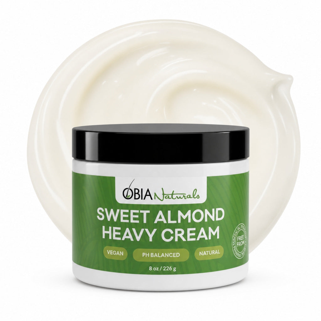 Sweet Almond Heavy Cream — Leave-In Conditioner for Dry, Damaged Hair