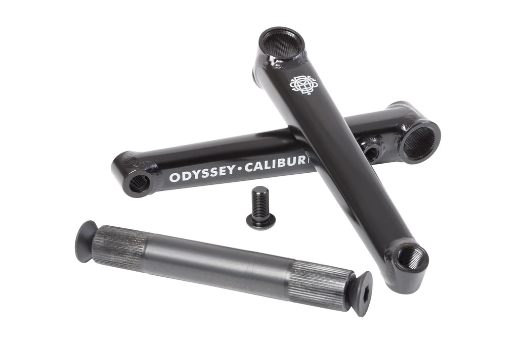 Odyssey BMX Calibur V2 Cranks 165mm - Rust Proof Black