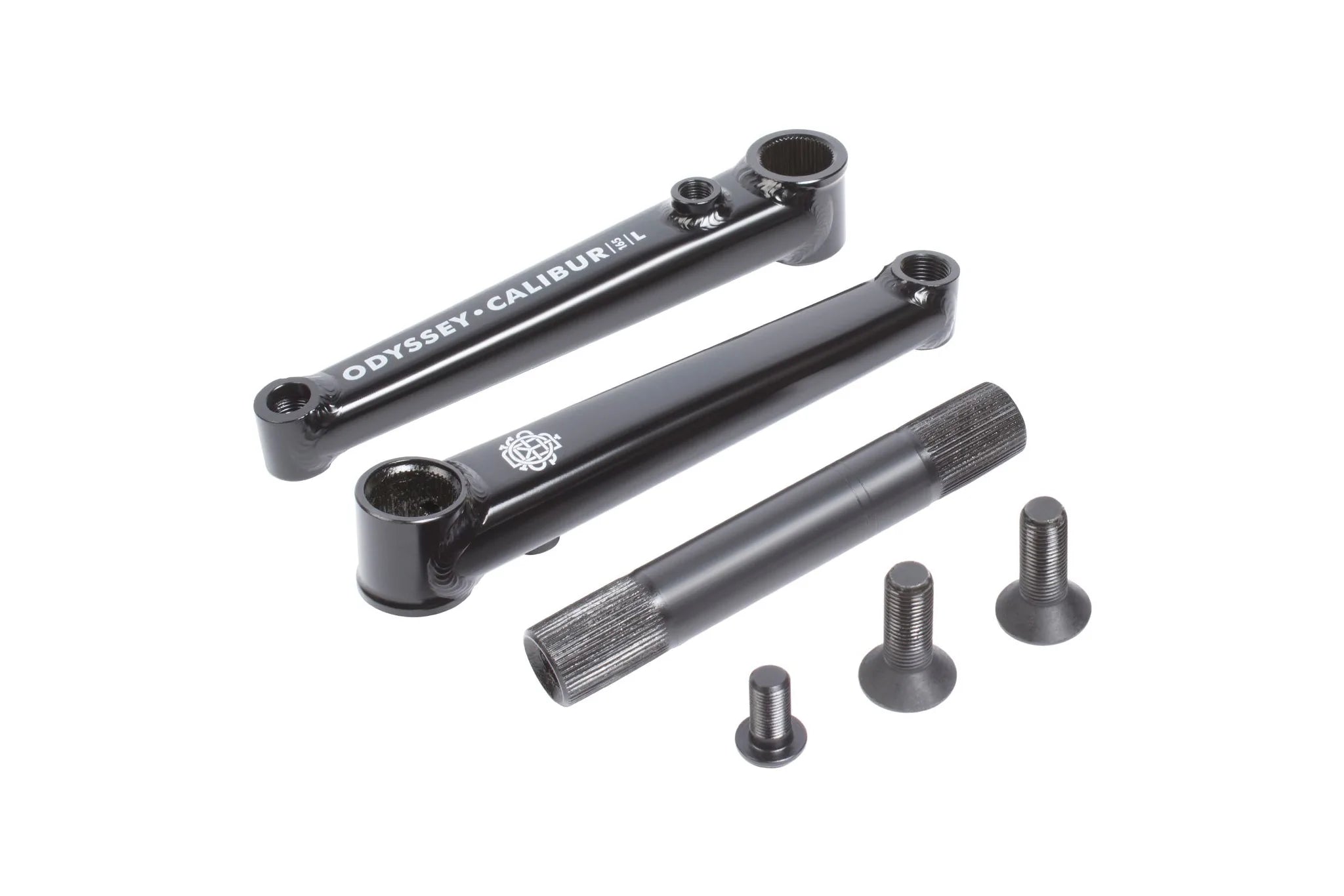 Odyssey BMX Calibur V2 Cranks 165mm - Rust Proof Black