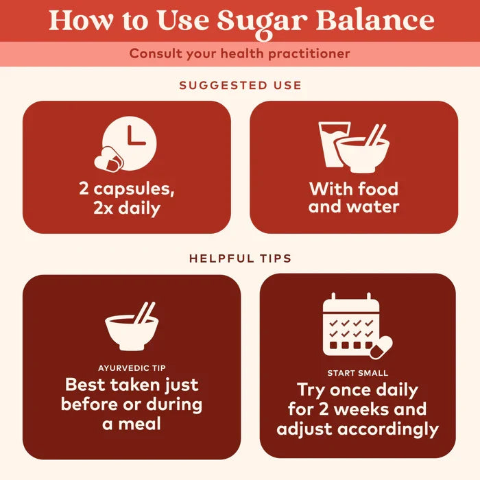 Organic India Sugar Balance Supplement, 90 Vegetarian Capsules.