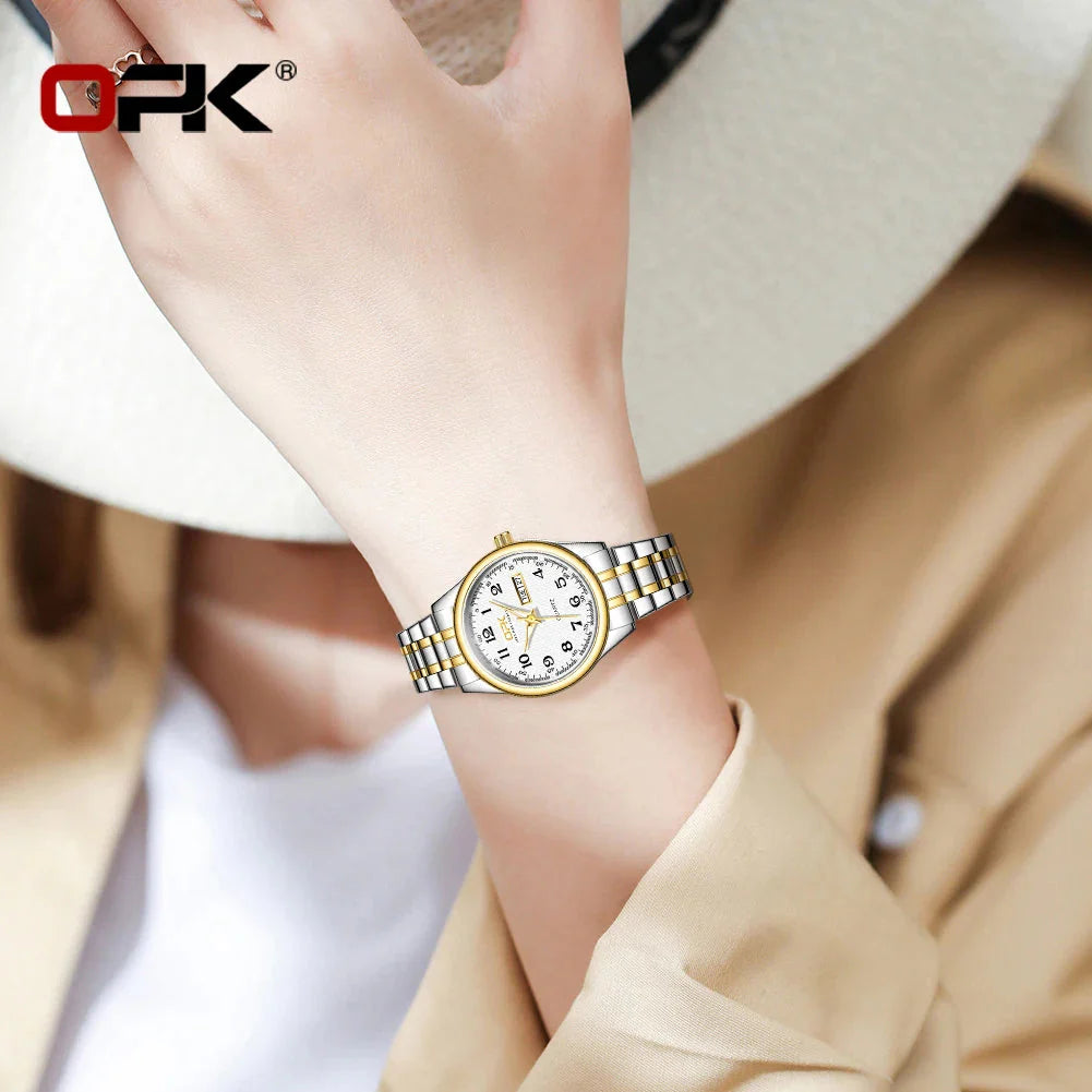 OPK 8110 Waterproof Classic Watch for Ladies.