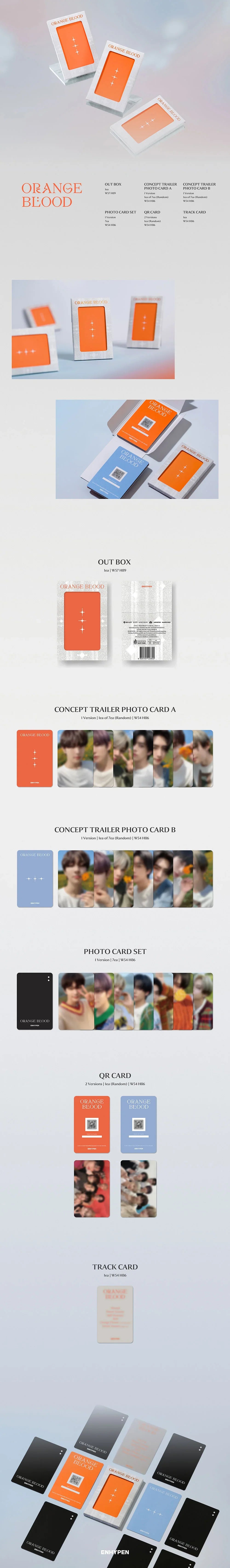 ENHYPEN 5th Mini Album - Orange Blood (Weverse Albums Ver.)
