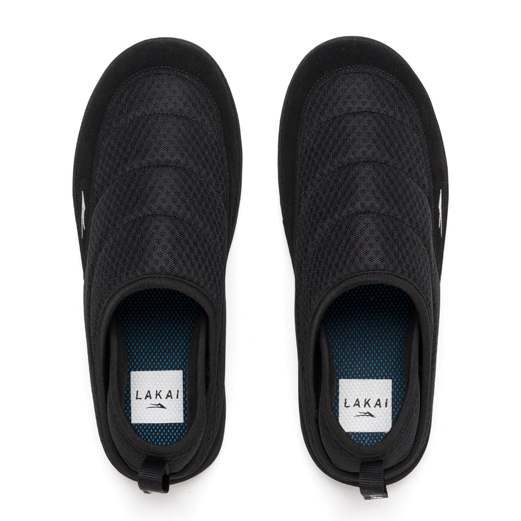 Lakai Shoes Owen Slipper - Black Mesh