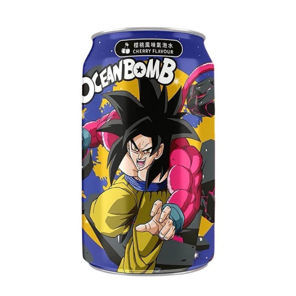 Ocean Bomb Dragonball GT Super Saiyan Cherry Flavor (330ml) (Taiwan) 6-Pack