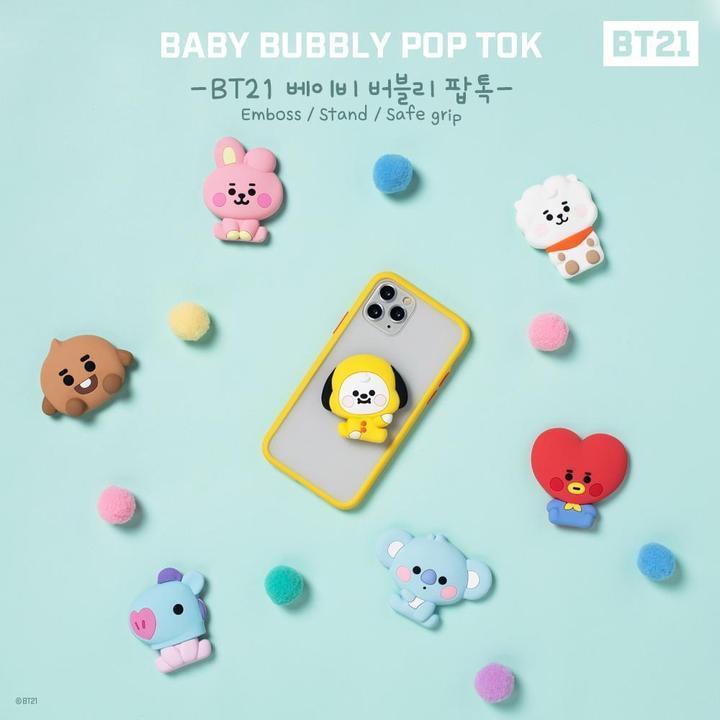 Official BTS x BT21 Baby Bubbly Pop Tok