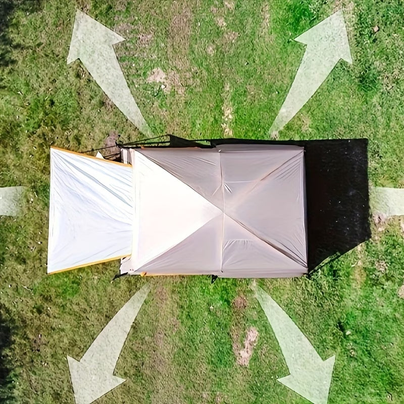 One Thickened Tent Suitable for Multiple People, a Spacious Canopy for Family Camping Outdoors