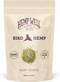 Organic Hemp Hearts for Birds Feather Plucking Support Relaxation 8oz