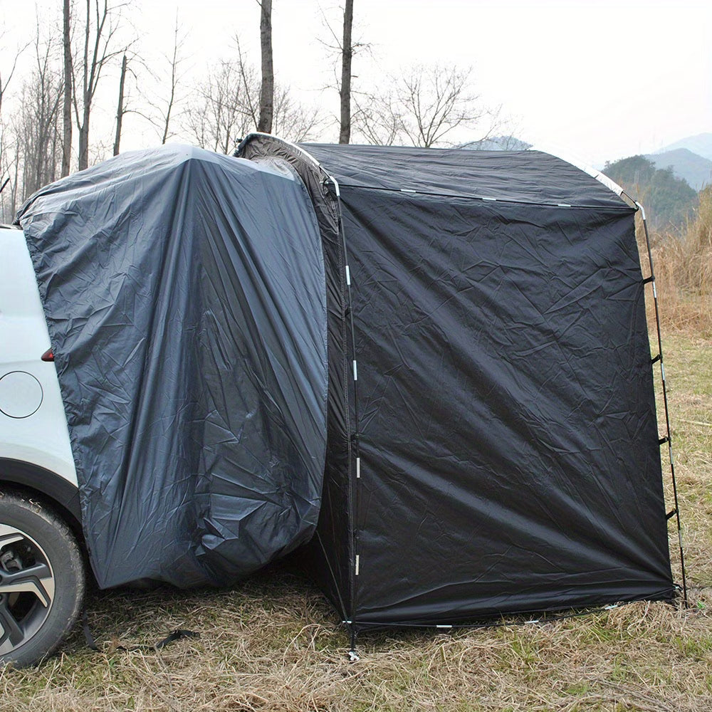 Outdoor Camping Tent for Car Rear, Perfect for Self-Driving Trips And Sun Protection While Camping in The Wild, Quick Setup Camping Tent