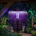 Outdoor Fly Trap with Light Rechargeable Electric Bug Catcher and Killer
