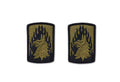 U.S. Army 12th Aviation Brigade OCP Patch with Hook Fastener (pair)