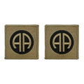 U.S. Army 82nd Airborne Division OCP Patch with Hook Fastener (pair)