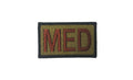 Air Force MED Brassard (SPICE BROWN) W/BLK BORDER OCP Patch w/Hook Fastener