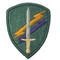 U.S. Army Civil Affairs & Psychological Operations (PSYOP) SEW ON AGSU Color Patch (each)