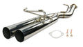 ISR Performance Series II - EP Dual Tip Blast Pipe Exhaust System - Resonated - 95-98 Nissan 240sx IS-S2EPDR-S14