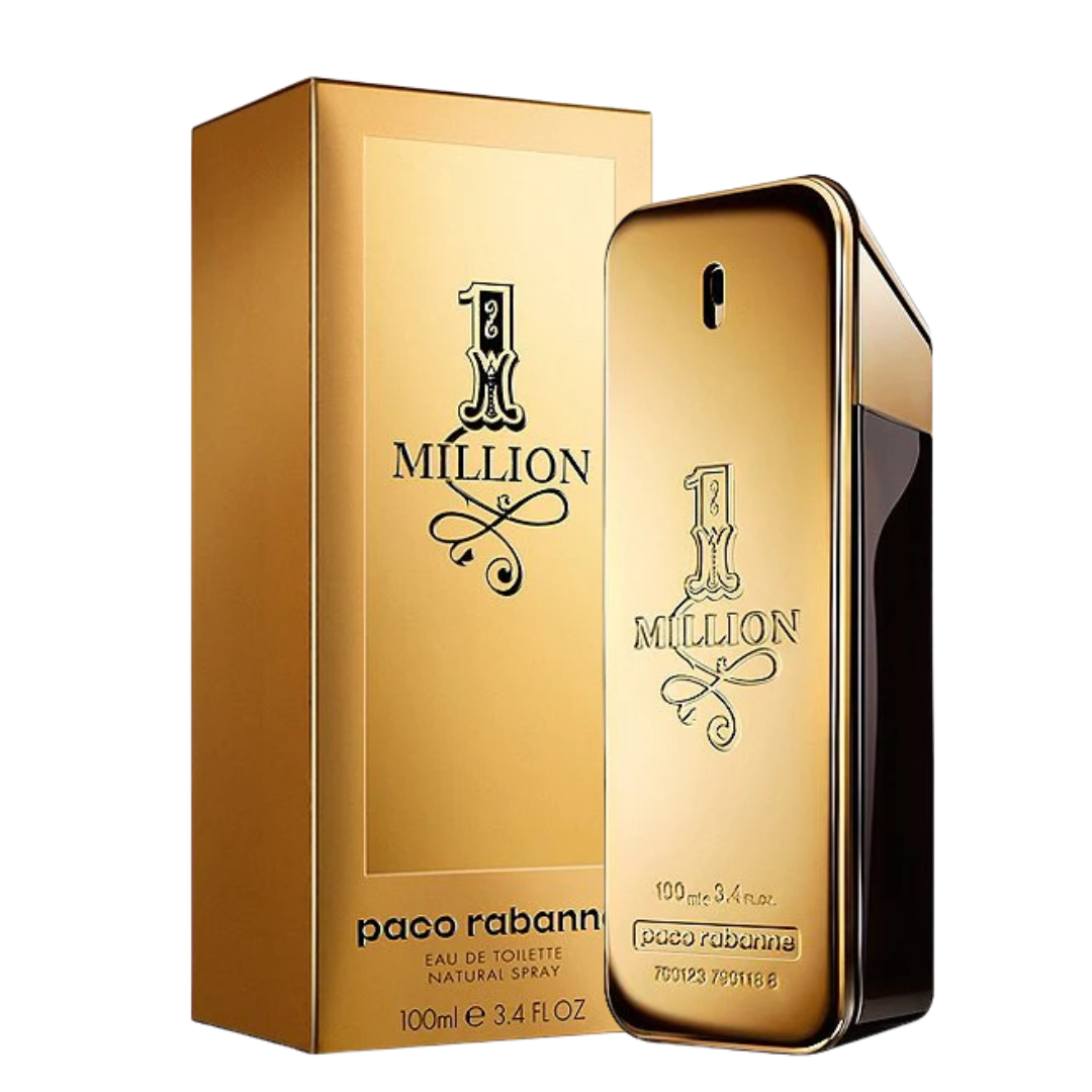 Paco Rabanne 1 (ONE) Million Eau de Toilette Spray for Men (3.4 oz)
