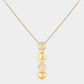 Rhinestone Card Suits Pendant Necklace