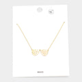 Brass Metal Sunglasses Pendant Necklace