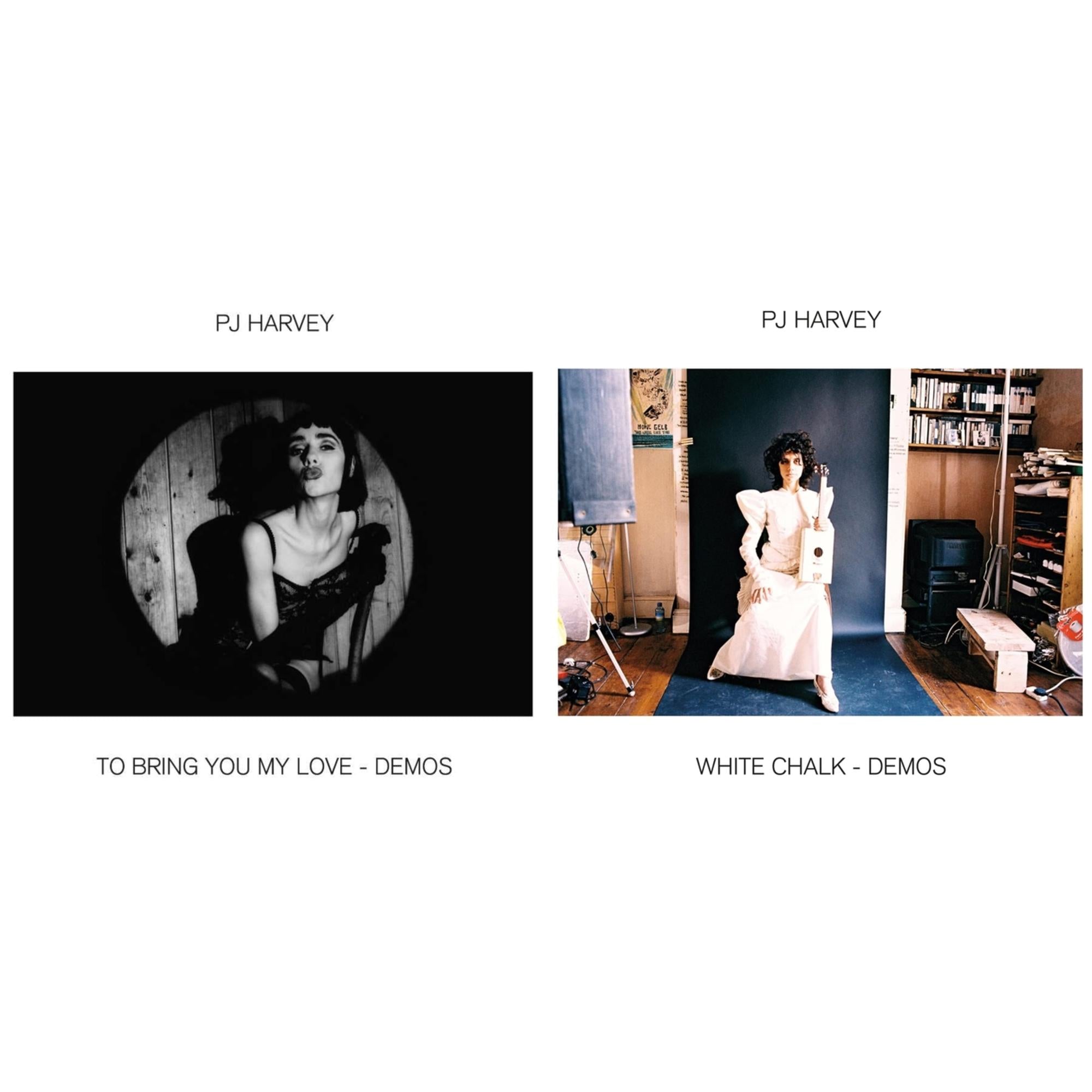Pj Harvey - White Chalk (Demos) & To Bring You My Love - Demos - LP Vinyl Bundle