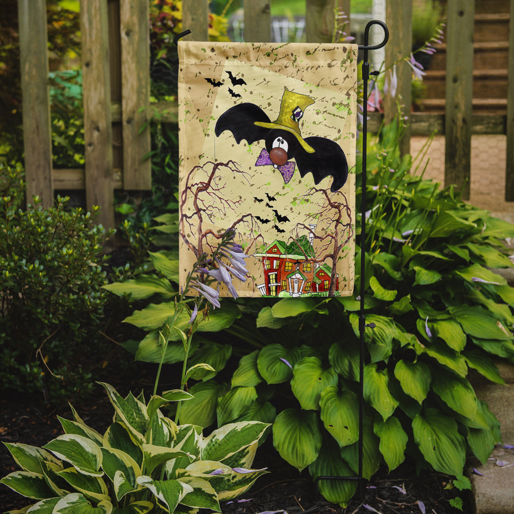 Bat Crazy Halloween Garden Flag Mailbox Decorative Yard Banner Outside Patio Artwork for Flower Beds, Garden Size, Multicolor