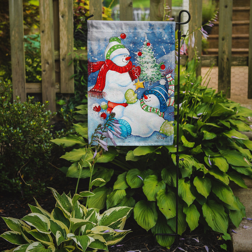 The Teens Celebrate Snowman Garden Flag Mailbox Decorative Yard Banner Outside Patio Artwork for Flower Beds, Garden Size, Multicolor