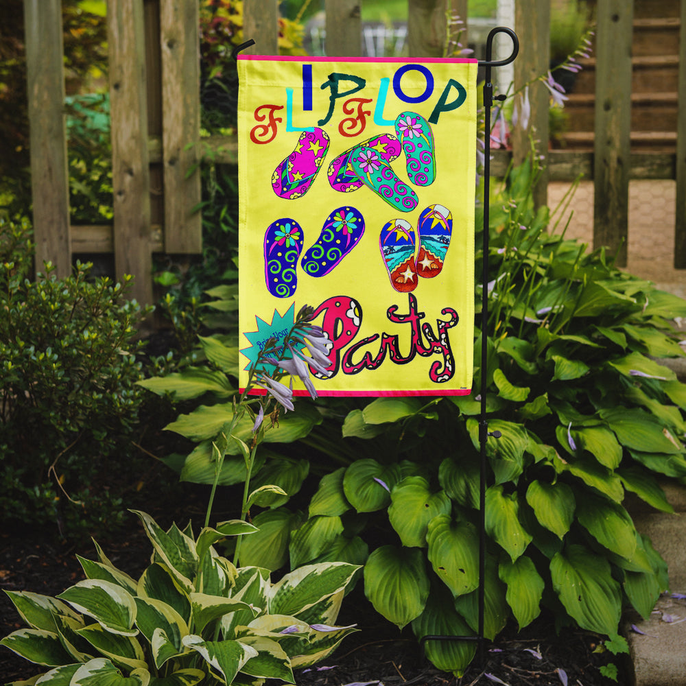 Bring your Own Filp Flops Garden Flag Mailbox Decorative Yard Banner Outside Patio Artwork for Flower Beds, Garden Size, Multicolor