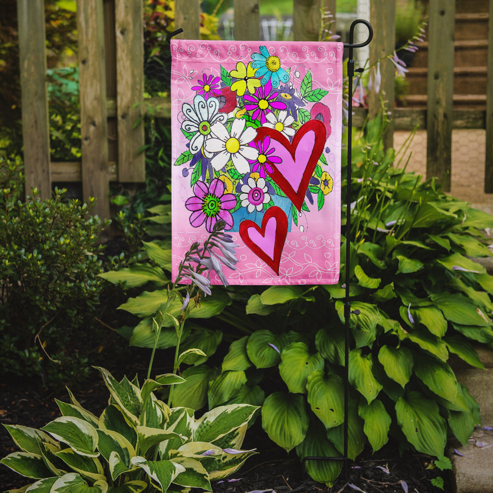 True Love Bouquet Valentine's Day Garden Flag Mailbox Decorative Yard Banner Outside Patio Artwork for Flower Beds, Garden Size, Multicolor
