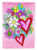 True Love Bouquet Valentine's Day Garden Flag Mailbox Decorative Yard Banner Outside Patio Artwork for Flower Beds, Garden Size, Multicolor