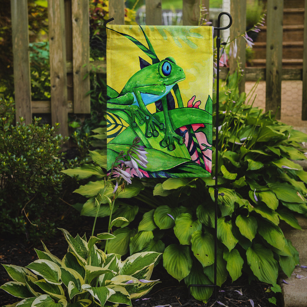 Summer Daze Frog Garden Flag Mailbox Decorative Yard Banner Outside Patio Artwork for Flower Beds, Garden Size, Multicolor
