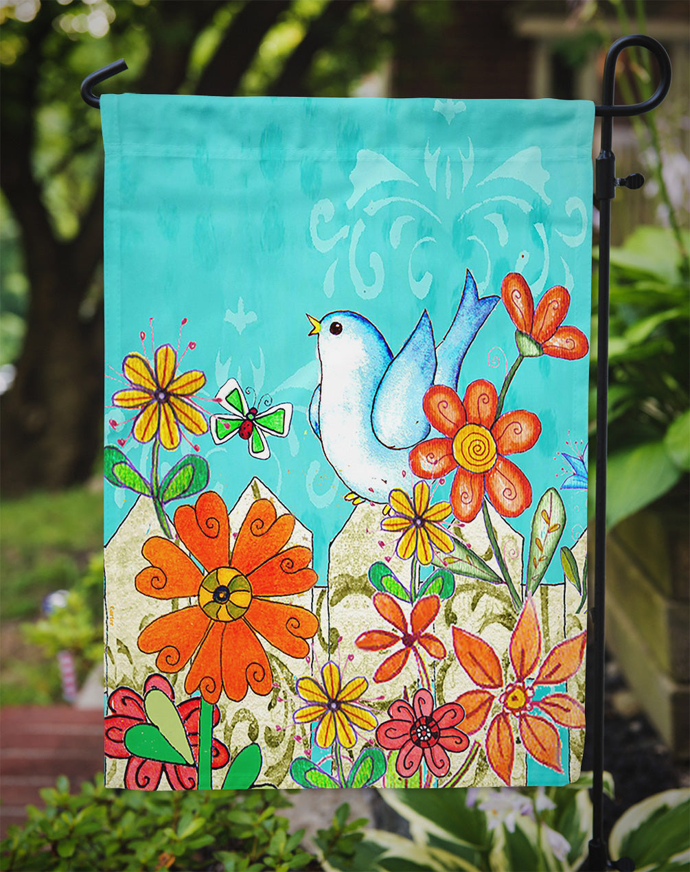 Flower Good Day To Bloom Garden Flag Mailbox Decorative Yard Banner Outside Patio Artwork for Flower Beds, Garden Size, Multicolor