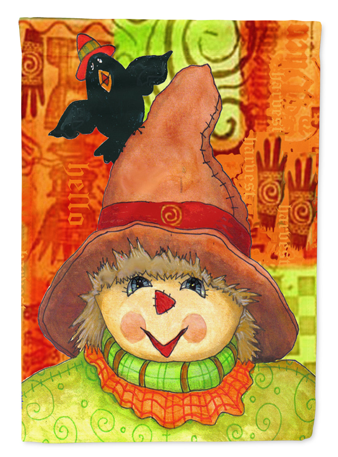 Harvey and the Scarecrow Fall Garden Flag Mailbox Decorative Yard Banner Outside Patio Artwork for Flower Beds, Garden Size, Multicolor