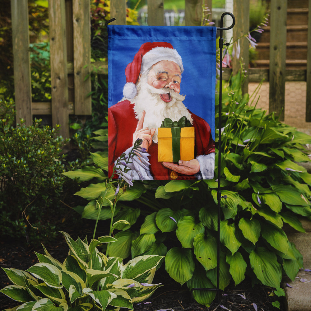 Santa Claus Just for You Garden Flag Mailbox Decorative Yard Banner Outside Patio Artwork for Flower Beds, Garden Size, Multicolor